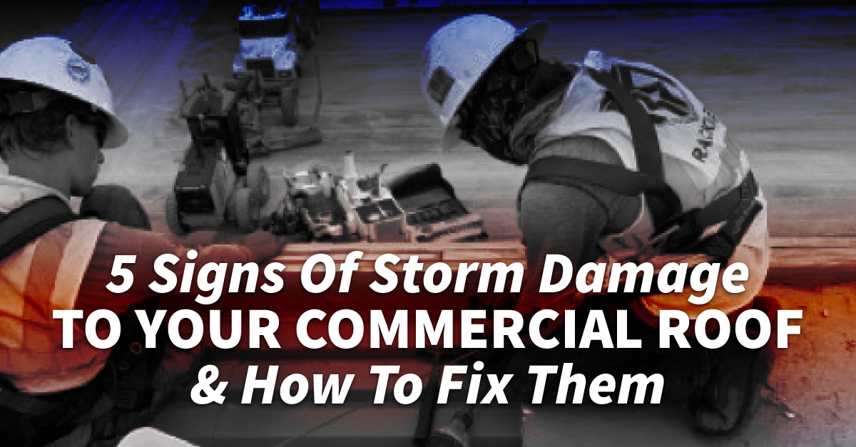 Signs Of Storm Damage To Your Commercial Roof