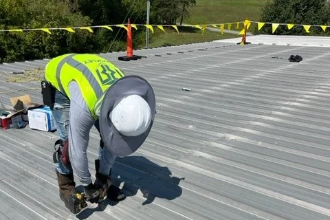 Installing a metal Roof